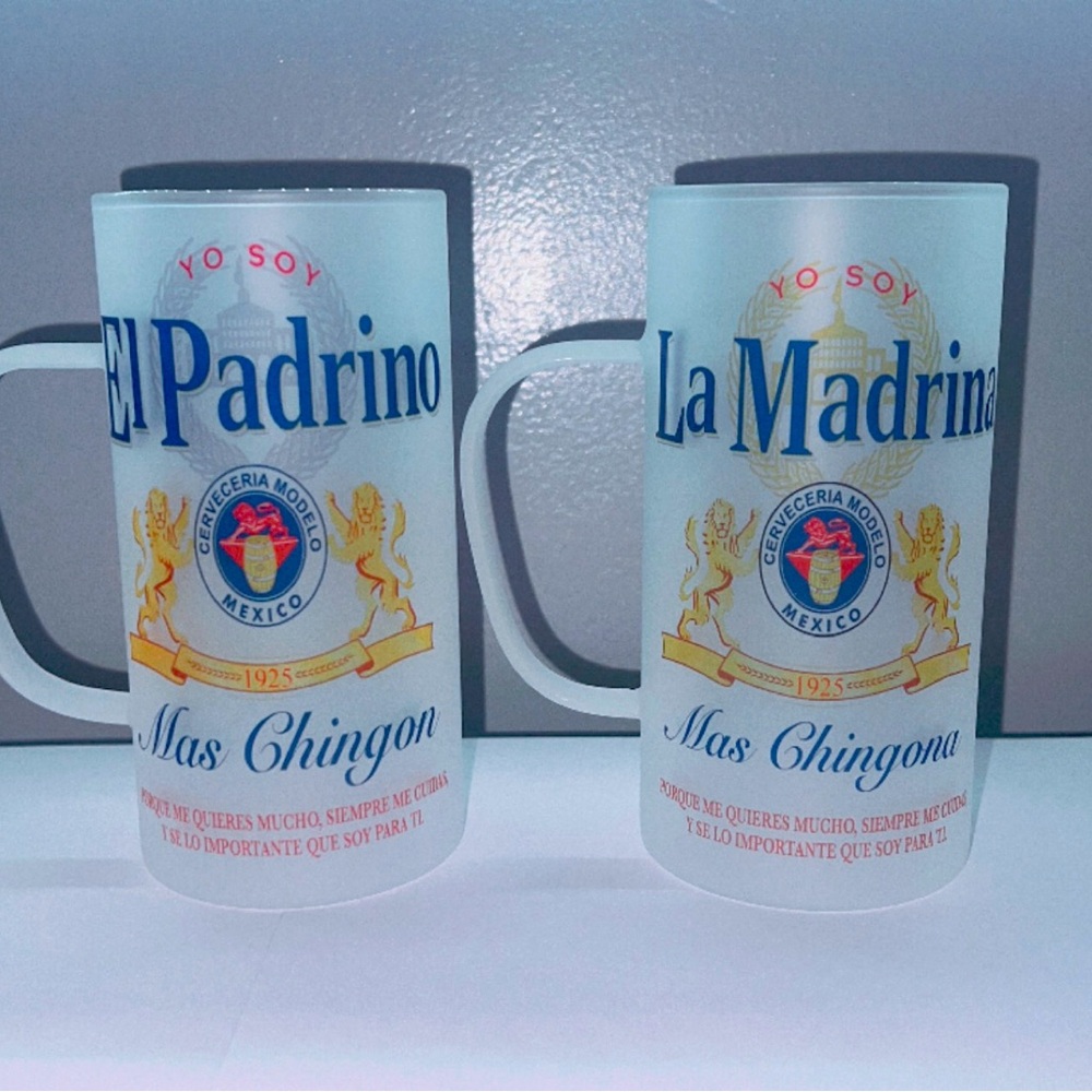Padrino & Madrina Glass Cups
